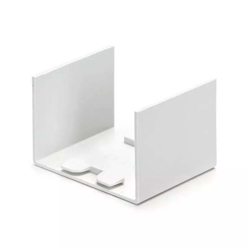 Łącznik prosty do listwy PVC biały 60x40 mm zestaw 4 sztuki