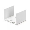 Łącznik prosty do listwy PVC biały 60x40 mm zestaw 4 sztuki