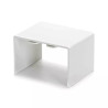 Łącznik prosty do listwy PVC biały 60x40 mm zestaw 4 sztuki