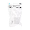 Łącznik prosty do listwy PVC biały 60x40 mm zestaw 4 sztuki
