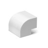 Kolanko zewnętrzne PVC 40x25 mm białe 4 sztuki do listw kablowych