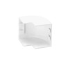 Kolanko zewnętrzne PVC 40x25 mm białe 4 sztuki do listw kablowych