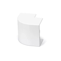 Kolanko zewnętrzne PVC 40x25 mm białe 4 sztuki do listw kablowych