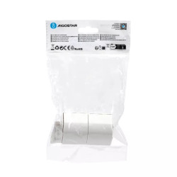 Kolanko zewnętrzne PVC 40x25 mm białe 4 sztuki do listw kablowych