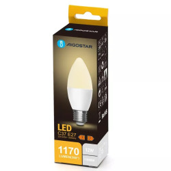 Żarówka LED świeczka C37 12W E27 3000K 1170lm biała matowa