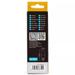 Żarówka LED świeczka C37 12W E27 3000K 1170lm biała matowa