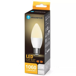 Żarówka LED świecowa C37 E27 11W 3000K ciepłe światło 1060lm biała