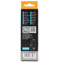 Żarówka LED świecowa C37 E27 11W 3000K ciepłe światło 1060lm biała