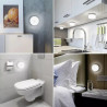 Lampka nocna akumulatorowa 1W zimna barwa 6500K 4 szt. USB