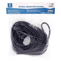 Peszel spirala osłonowa na kable 6 mm czarna długość 10 m z PE
