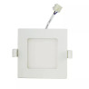 Panel LED podtynkowy 6W 3000K ciepły biały 525lm kwadratowy