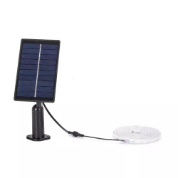 Solarny pasek LED 30W zimna barwa 6500K z panelem i kablem 3 m