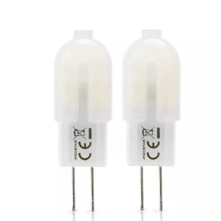 Żarówka LED G4 1,3W 6500K zimna barwa 2 sztuki DC12V