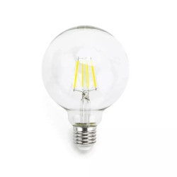 Żarówka LED filament G95 20W E27 zimna 6500K 2200lm szklana