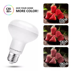 Żarówka LED R80 E27 12W zimna barwa 1170 lm 145° kąt świecenia