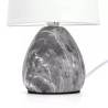 Lampa stołowa ceramiczna biało-czarna z oprawką E14 max 40W
