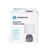 Lampa stołowa ceramiczna biało-czarna z oprawką E14 max 40W