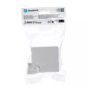 Kolanko płaskie PVC 60x40 mm białe do instalacji wewnętrznych 4 sztuki