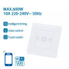 Przełącznik dotykowy Wi-Fi do zasłon 600W 10A biały podtynkowy