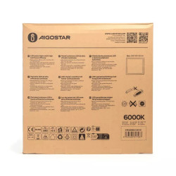 Panel LED 600x600 mm 28W 6000K 5040lm biały do wnętrz