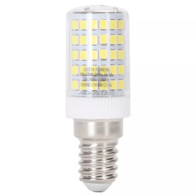 Żarówka LED E14 8W 6500K 880lm do wnętrz o chłodnym świetle