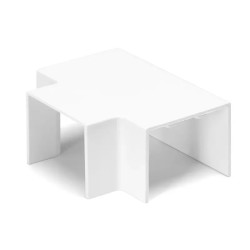 Listwa PVC biała 60x40 mm kolanka i trójniki, 4 elementy do instalacji