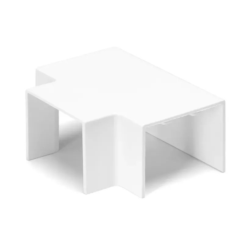 Listwa PVC biała 60x40 mm kolanka i trójniki, 4 elementy do instalacji