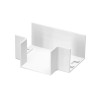 Listwa PVC biała 60x40 mm kolanka i trójniki, 4 elementy do instalacji
