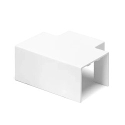 Listwa PVC biała 60x40 mm kolanka i trójniki, 4 elementy do instalacji