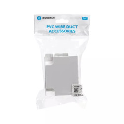 Listwa PVC biała 60x40 mm kolanka i trójniki, 4 elementy do instalacji