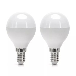 Żarówki LED G45 E14 10W 6500K zimne światło 2 sztuki