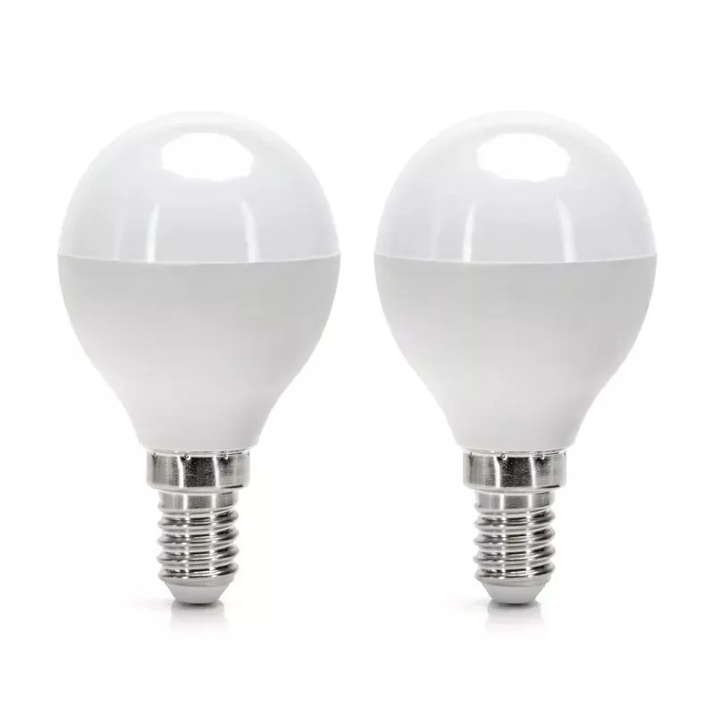 Żarówki LED G45 E14 10W 6500K zimne światło 2 sztuki