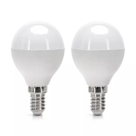 Żarówki LED G45 E14 10W 6500K zimne światło 2 sztuki