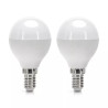 Żarówki LED G45 E14 10W 6500K zimne światło 2 sztuki