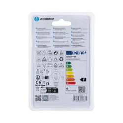 Żarówka LED E27 6W 6500K 600lm ściemnialna szklana przezroczysta