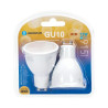 Żarówki LED GU10 12W 3000K ciepłe światło 2 sztuki białe