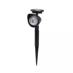 Reflektor ogrodowy punktowy RGB z akumulatorem, czarny, IP44, 32 cm