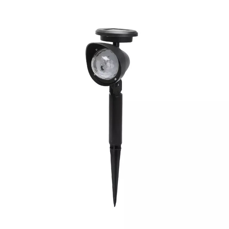 Reflektor ogrodowy punktowy RGB z akumulatorem, czarny, IP44, 32 cm
