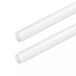 Peszel okrągły biały PVC 20 mm długość 2 m do prowadzenia przewodów