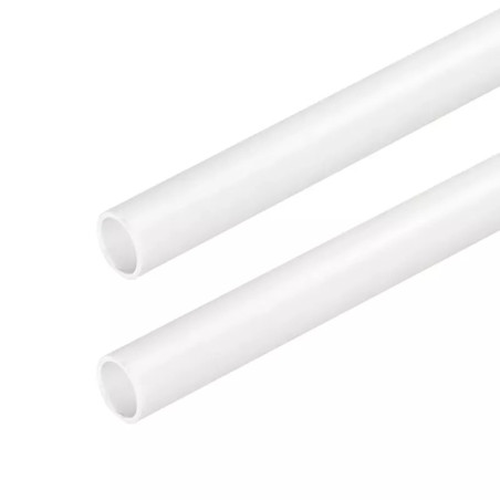 Peszel okrągły biały PVC 20 mm długość 2 m do prowadzenia przewodów
