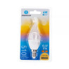 Żarówka świecowa LED 6W 3000K E14 510lm plastikowa biała