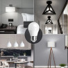 Żarówki LED G45 E27 9W 6500K zimne światło 2 sztuki