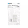 Listwa łącznikowa prosta PVC 40x25 mm biała 4 sztuki