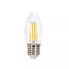 Żarówka LED filamentowa C35 E27 6W 2700K 660lm przezroczysta