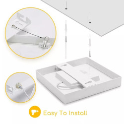 Panel natynkowy LED 6W 4000K 525lm biały kwadratowy