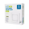 Panel natynkowy LED 6W 4000K 525lm biały kwadratowy