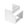 Kolanko wewnętrzne PVC białe 60x40 mm 4 sztuki do listew instalacyjnych