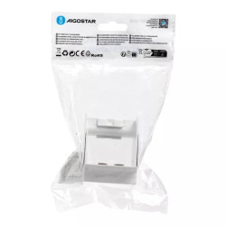 Kolanko wewnętrzne PVC białe 60x40 mm 4 sztuki do listew instalacyjnych