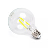 Żarówka LED filamentowa G95 E27 8W zimna barwa 900 lm