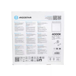 Panel LED 40W 595x595 mm 4000K neutralne światło 4600 lm biały